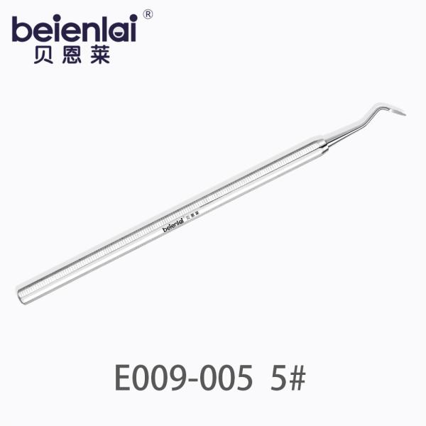 Benlai Dental Scaler E009-005 BJD 5#, Single End, 5.5 Octagonal Handle